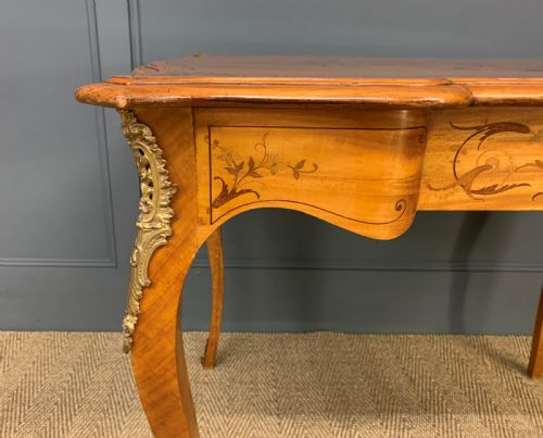 19TH CENTURY INLAID SATINWOOD TABLE - ADDITIONAL PHOTO 6