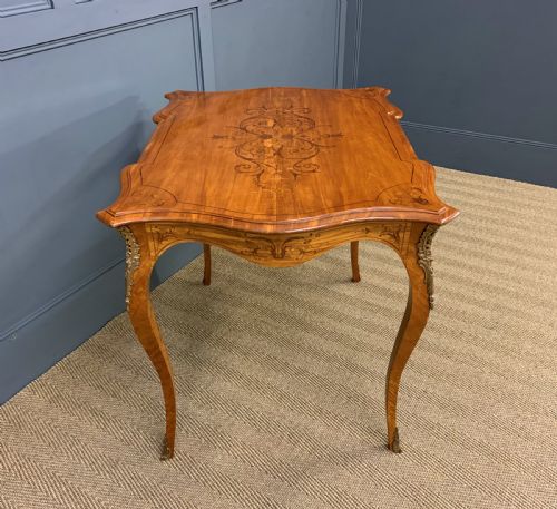 19TH CENTURY INLAID SATINWOOD TABLE - ADDITIONAL PHOTO 10