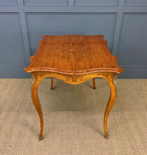 19TH CENTURY INLAID SATINWOOD TABLE - ADDITIONAL PHOTO 12