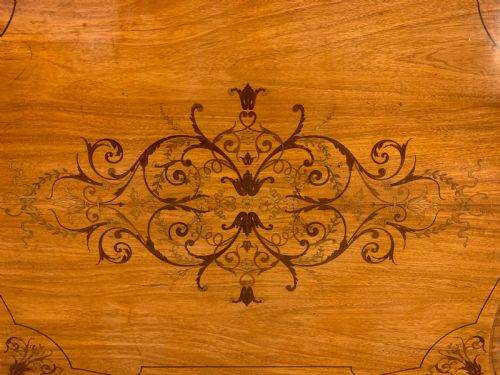 19TH CENTURY INLAID SATINWOOD TABLE - ADDITIONAL PHOTO 14