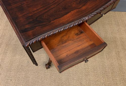 19TH CENTURY ROSEWOOD SOFA TABLE - ADDITIONAL PHOTO 26