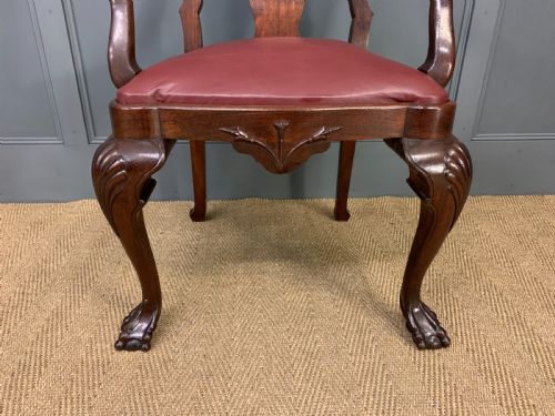 WALNUT HIGH BACK ARMCHAIR - ADDITIONAL PHOTO 2