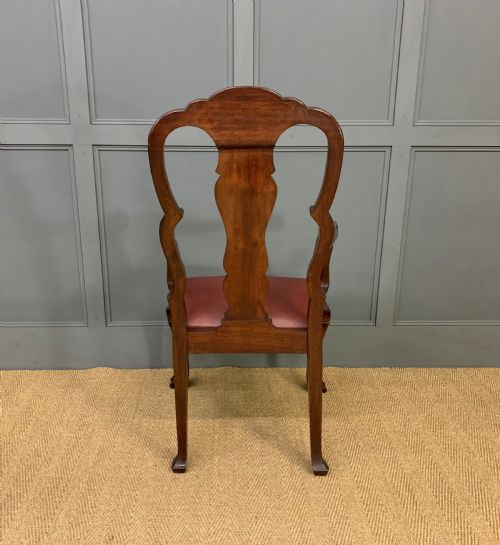 WALNUT HIGH BACK ARMCHAIR - ADDITIONAL PHOTO 9