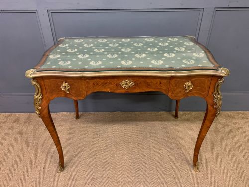 MARQUETRY INLAID FRENCH BUREAU PLAT BY MAISON MILLET - ADDITIONAL PHOTO 1