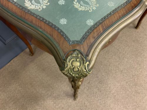 MARQUETRY INLAID FRENCH BUREAU PLAT BY MAISON MILLET - ADDITIONAL PHOTO 8