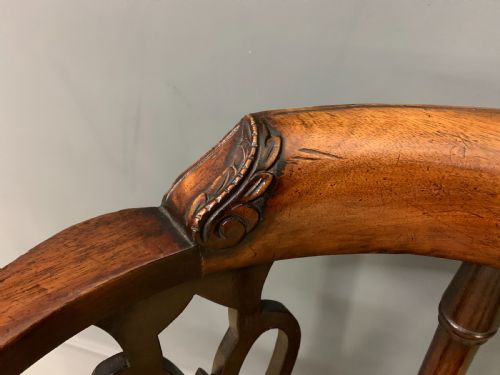 GEORGIAN WALNUT CHILDRENS CHAIR - ADDITIONAL PHOTO 2