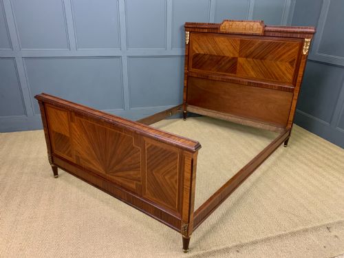 Inlaid Kingwood French Double Bed