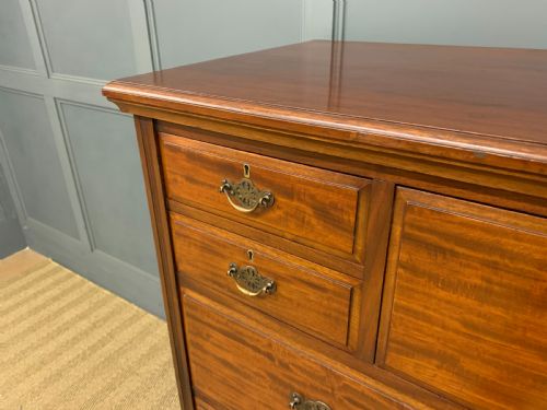 fig 3. Large Edwardian Mahogany Chest by Jas Shoolbred
