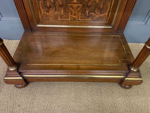 19TH CENTURY WALNUT MARQUETRY PIER TABLE - ADDITIONAL PHOTO 7