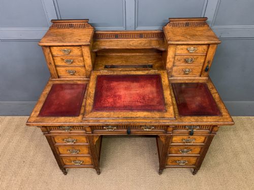 fig 2. Victorian Dickens Desk by Maple & Co.