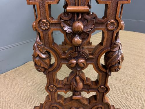 VICTORIAN BURR WALNUT LAMP TABLE - ADDITIONAL PHOTO 7