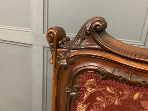 fig 3. Fine Victorian Mahogany Firescreen