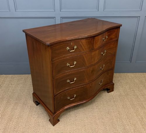 Serpentine Mahogany Chest of Drawers