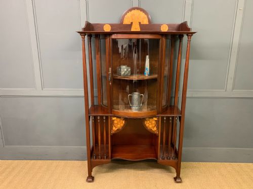 fig 1. Shapland and Petter Arts and Crafts Display Cabinet