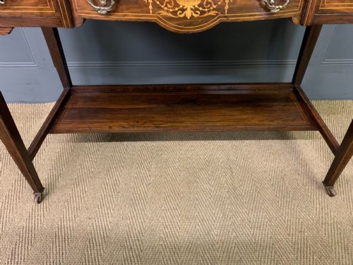 INLAID ROSEWOOD BONHEUR DU JOUR - ADDITIONAL PHOTO 5