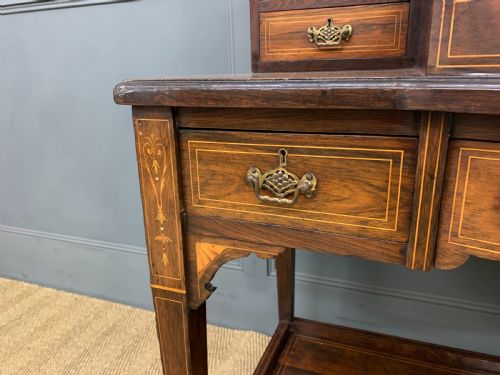 INLAID ROSEWOOD BONHEUR DU JOUR - ADDITIONAL PHOTO 6