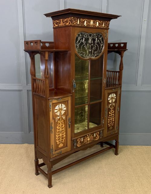 Arts and Crafts Display Cabinet by Shapland and Petter