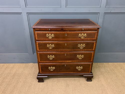 Inlaid Mahogany Georgian Bachelors Chest of Drawers
