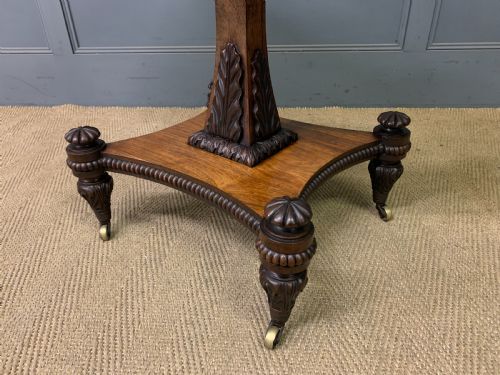 REGENCY PERIOD ROSEWOOD CARD TABLE - ADDITIONAL PHOTO 16