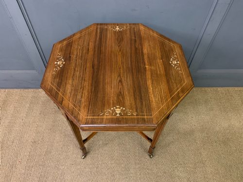 fig 2. Inlaid Rosewood Table by Maple & Co.