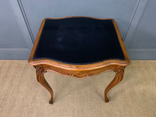 FRENCH WALNUT FLAP TABLE - ADDITIONAL PHOTO 3