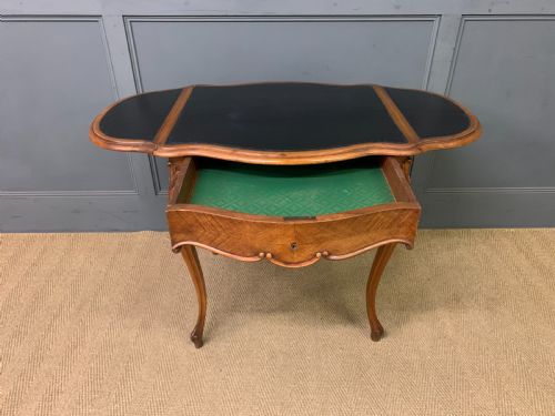 FRENCH WALNUT FLAP TABLE - ADDITIONAL PHOTO 12