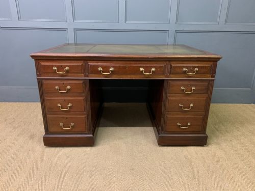 fig 1. Walnut Partners Pedestal Desk by Maple & Co.