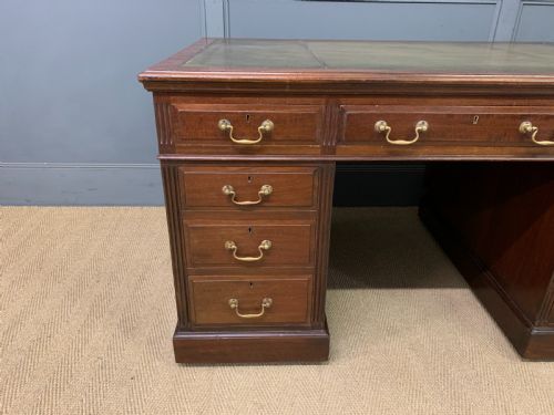fig 3. Walnut Partners Pedestal Desk by Maple & Co.