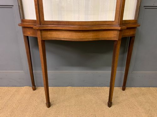 fig 3. Maple & Co. Inlaid Mahogany Display Cabinet