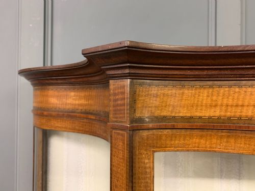 fig 4. Maple & Co. Inlaid Mahogany Display Cabinet