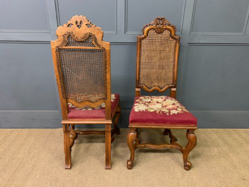 fig 4. Pair of William & Mary Style Walnut Chairs by Waring and Gillow