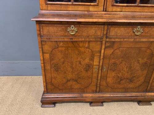 WARING GILLOW BURR WALNUT BOOKCASE - ADDITIONAL PHOTO 2