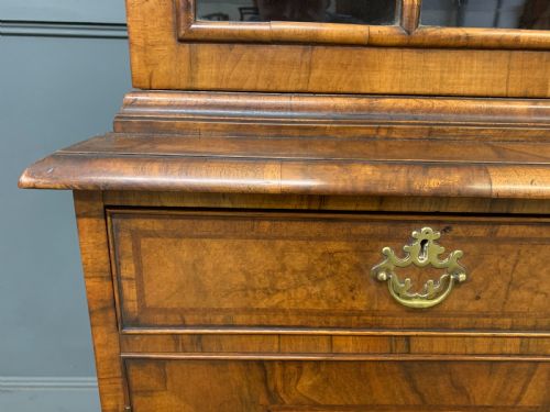 WARING GILLOW BURR WALNUT BOOKCASE - ADDITIONAL PHOTO 5
