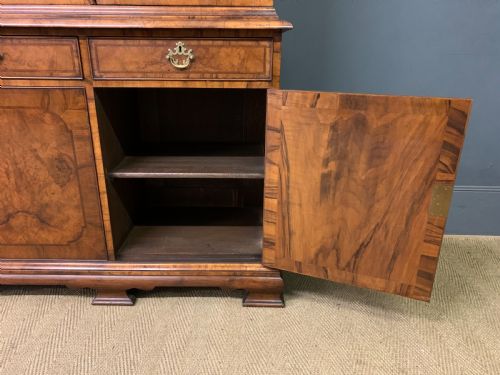 WARING GILLOW BURR WALNUT BOOKCASE - ADDITIONAL PHOTO 11