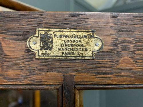 WARING GILLOW BURR WALNUT BOOKCASE - ADDITIONAL PHOTO 13