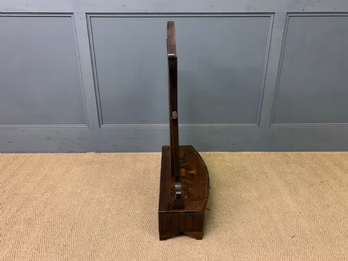 LARGE SCALE GEORGIAN INLAID TOILET MIRROR - ADDITIONAL PHOTO 11