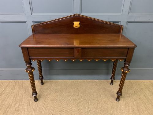 VICTORIAN MAHOGANY HALL TABLE - ADDITIONAL PHOTO 2