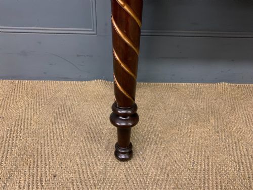 VICTORIAN MAHOGANY HALL TABLE - ADDITIONAL PHOTO 8