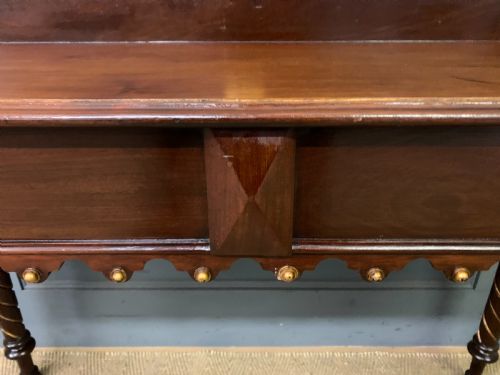 VICTORIAN MAHOGANY HALL TABLE - ADDITIONAL PHOTO 9