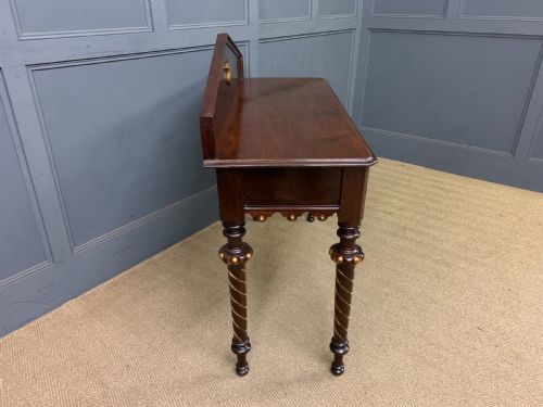 VICTORIAN MAHOGANY HALL TABLE - ADDITIONAL PHOTO 10