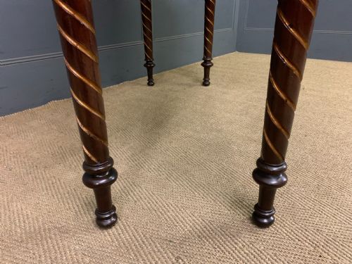 VICTORIAN MAHOGANY HALL TABLE - ADDITIONAL PHOTO 12