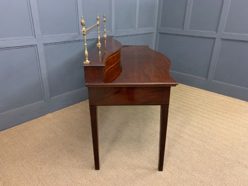 GEORGE III SERPENTINE FRONTED MAHOGANY SERVING TABLE - ADDITIONAL PHOTO 13