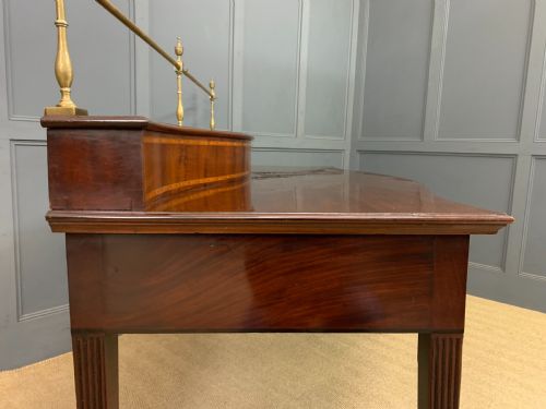GEORGE III SERPENTINE FRONTED MAHOGANY SERVING TABLE - ADDITIONAL PHOTO 14