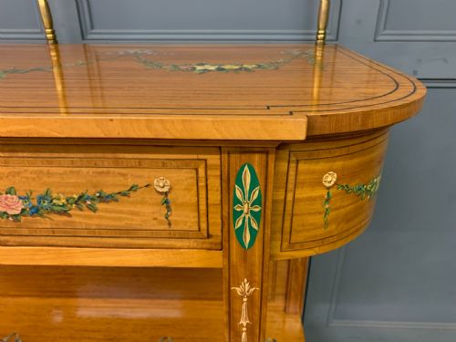 PAINTED SATINWOOD SIDE TABLE - ADDITIONAL PHOTO 12