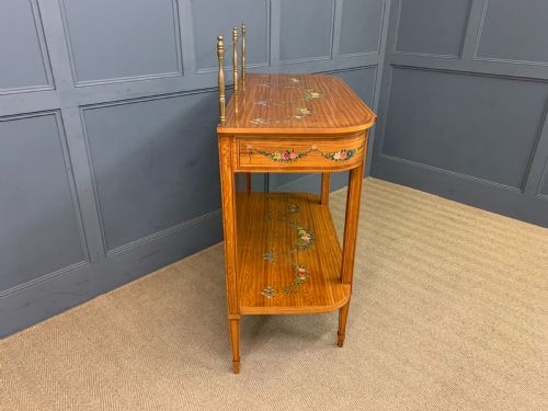 PAINTED SATINWOOD SIDE TABLE - ADDITIONAL PHOTO 15
