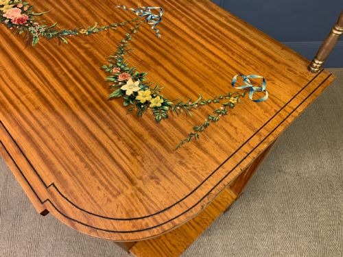 PAINTED SATINWOOD SIDE TABLE - ADDITIONAL PHOTO 19