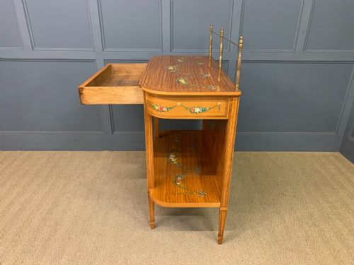 PAINTED SATINWOOD SIDE TABLE - ADDITIONAL PHOTO 20