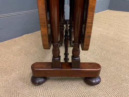 WILLIAM IV ROSEWOOD SUTHERLAND TABLE - ADDITIONAL PHOTO 5