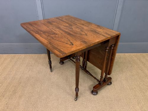 WILLIAM IV ROSEWOOD SUTHERLAND TABLE - ADDITIONAL PHOTO 8