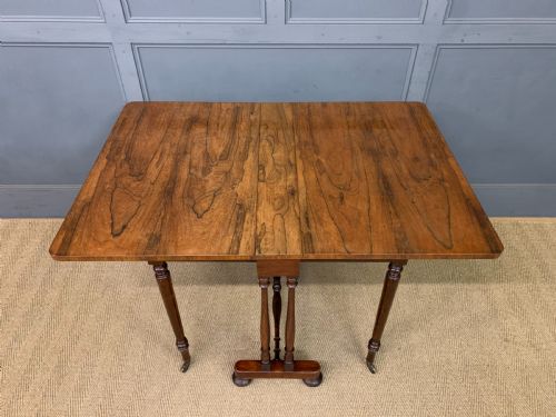 WILLIAM IV ROSEWOOD SUTHERLAND TABLE - ADDITIONAL PHOTO 12